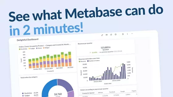Aperçu produit — Metabase